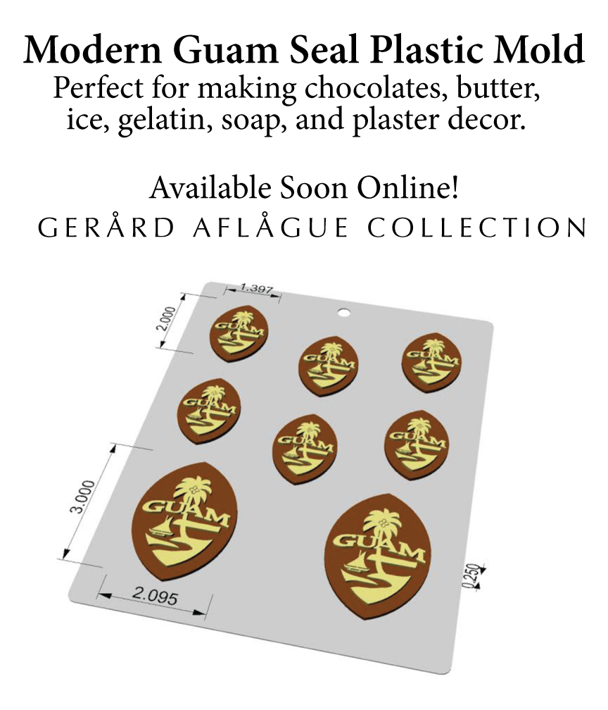Coming Soon! Modern Guam Seal Plastic Mold